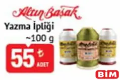 ALTIN BAŞAK YAZMA İPLİĞİ 100 G fiyat ve kampanya bilgisi